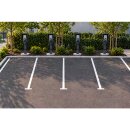 Hochwertige Universal-Standsäule für Wallboxen mit Wetterschutz