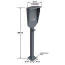 Universeller Hochwertiger Wallbox-Standfuß für den perfekten Wetterschutz der Wallbox Ladestation