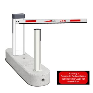 P-Schranke mit Schrankenbaum 2,5m