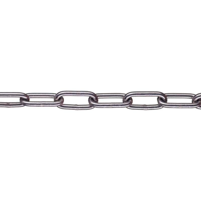 Absperrkette Aus Stahl 10 M | Geschweißt, Drahtstärke 6 Mm | Verzinkt