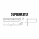 Befestigungskonsole  40472W für Supermaster