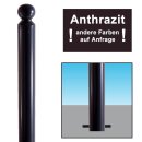 Stilpoller Stahl Anthrazitgrau RAL 7016, Rund...