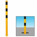 Stahlrohrpoller Ø 76mm gelb/schwarz