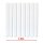 1 lfm Kunstst-Zaunbelag Softline weiss Länge 0,98m