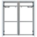 Bausatz 2-flg Garage "Drehtor" B=225, H=222,50cm