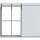 Bausatz 1-flg Scheunentor Rollen B=350 H=300cm