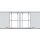 Bausatz 2-flg Scheunentor Rollen B=550 H=250cm
