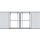 Bausatz 2-flg Scheunentor Rollen B=500 H=300cm